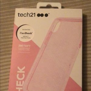 Tech 21 light pink phone case for IPhone 10